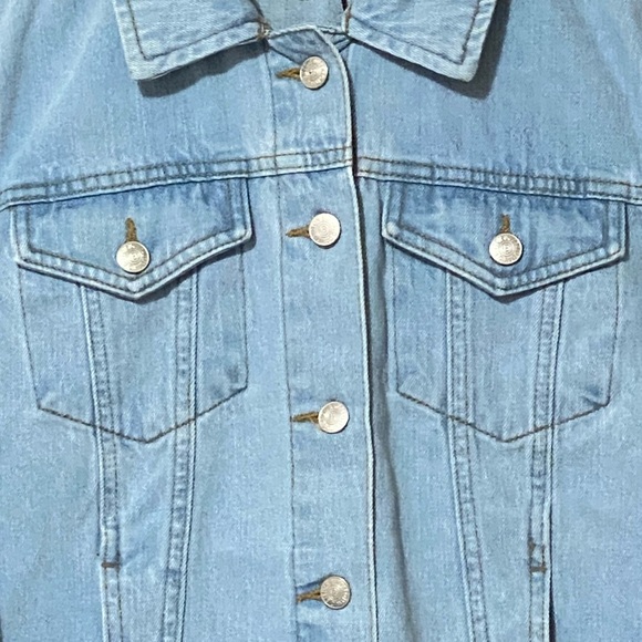 Buffalo David Bitton Classic Denim Jacket XS Light Indigo Versatile Timeless NWT - Picture 7 of 12